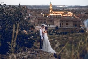 fotógrafo de bodas en toledo, fotos desde el parador de toledo