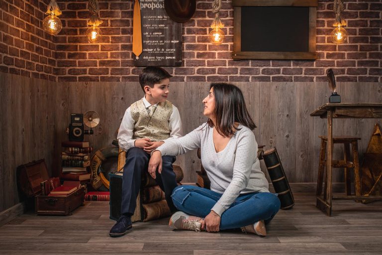 Fotos de Comunión en Toledo con Carlos y su mamá