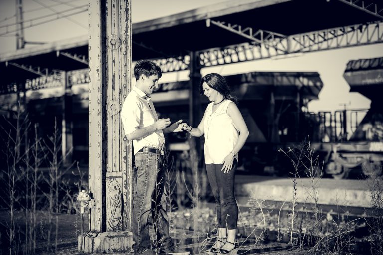 Reportajes de Preboda en una Estacion de Tren abandonada (Madrid)