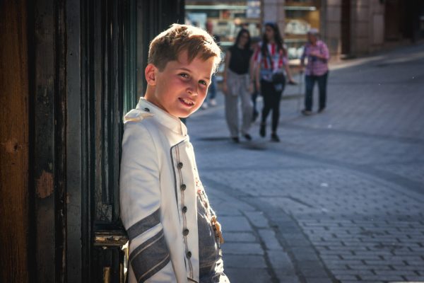 fotos comunión Toledo en exteriores