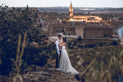fotógrafo de bodas en toledo, fotos desde el parador de toledo